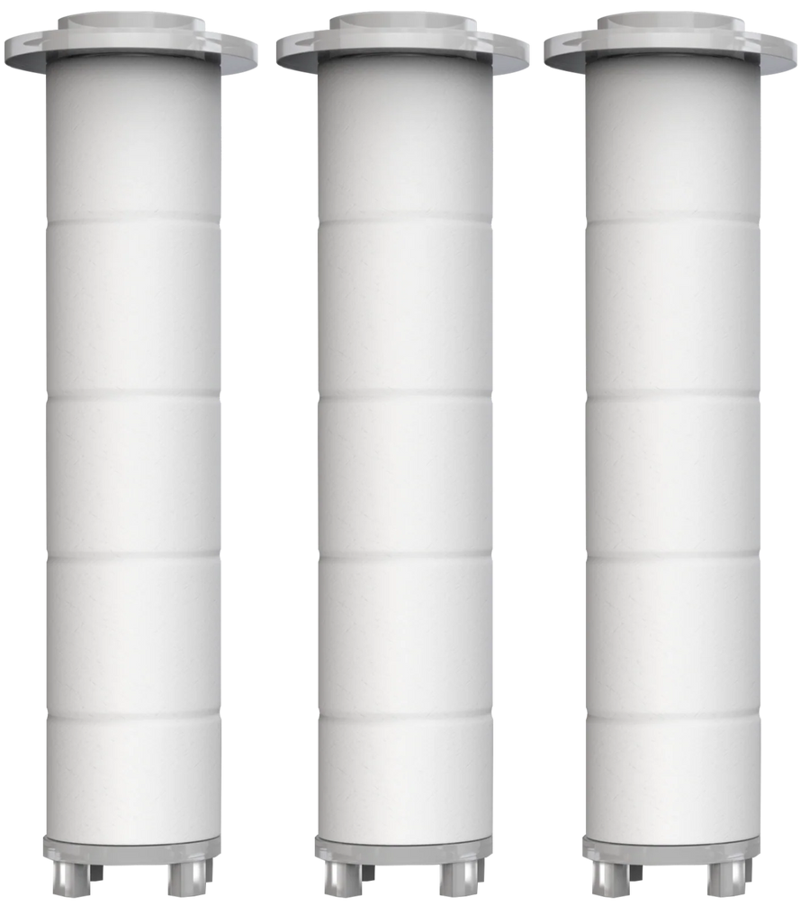 Trois cartouches filtrantes 18 étapes pour pommeau de douche Aquolia